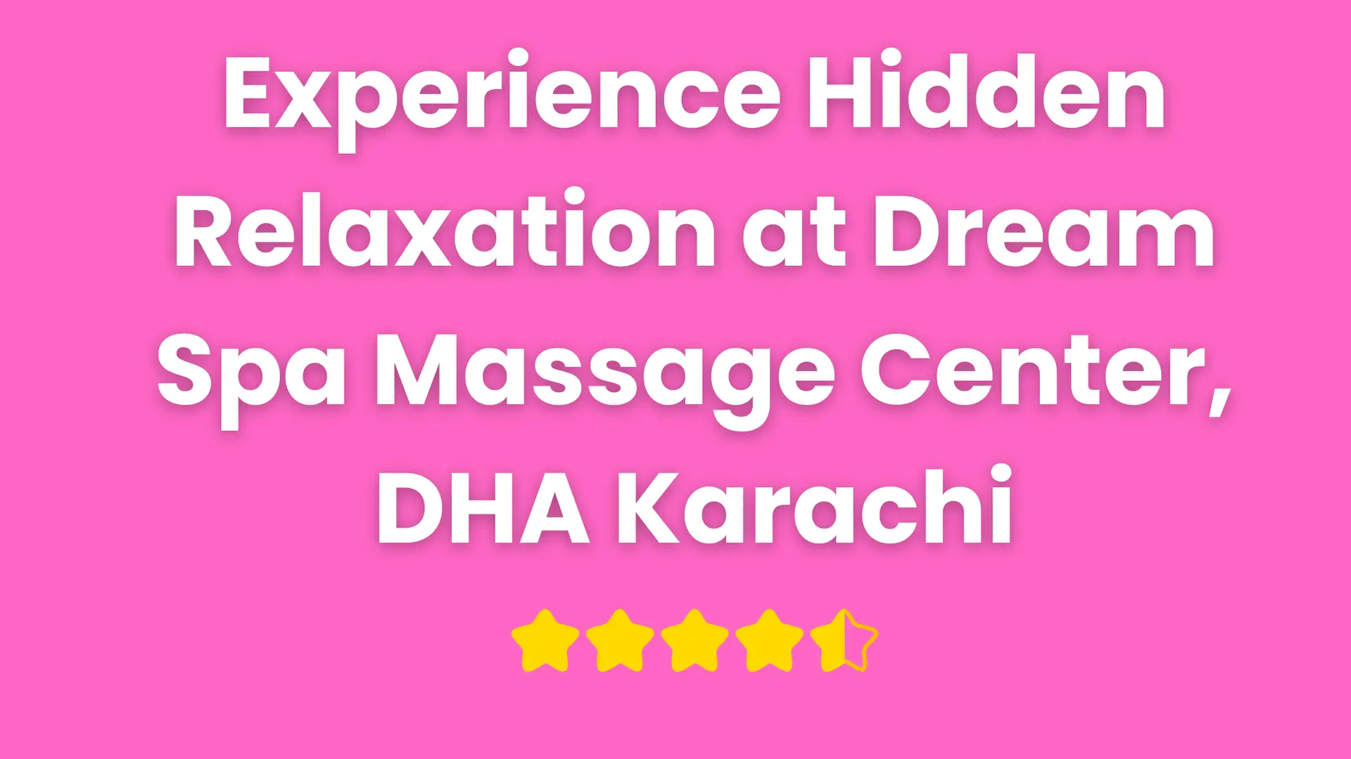 Read more about the article Experience Hidden Relaxation at Massage Center in Karachi