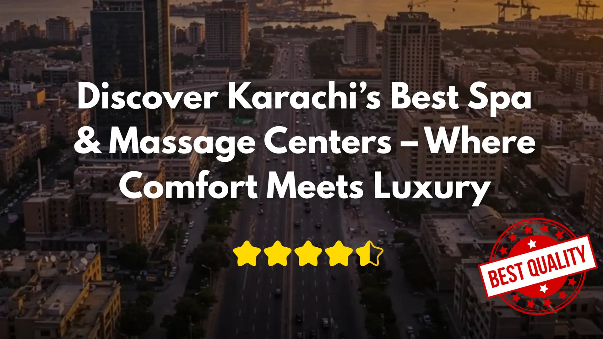 You are currently viewing Discover Karachi’s Best Spa & Massage Center in Karachi– Where Comfort Meets Luxury